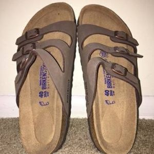 Birkenstock Florida Soft Footbed Birkibuc Sandals